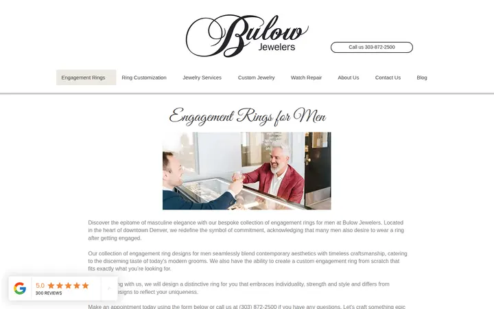 /engagement-rings/engagement-rings-for-men — Bulow Jewelers Custom Jewelry Store