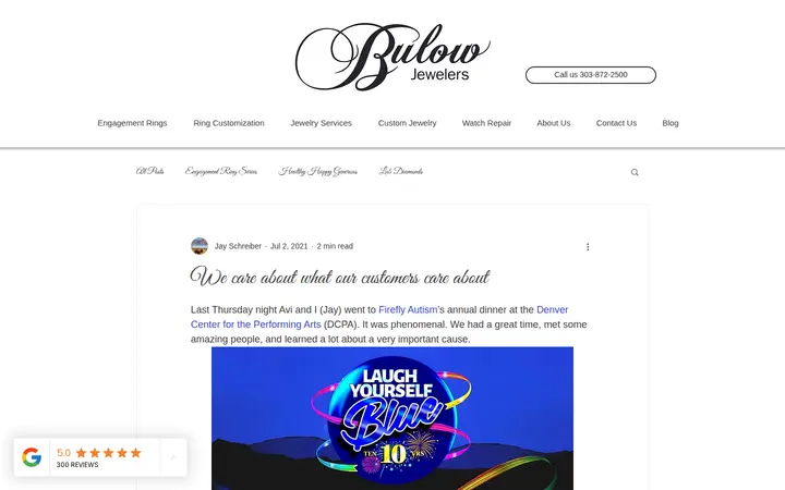 /post/we-care-about-what-our-customers-care-about — Bulow Jewelers Custom Jewelry Store