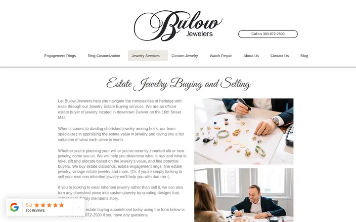 /jewelry-services/estate-jewelry-buying-selling — Bulow Jewelers Custom Jewelry Store
