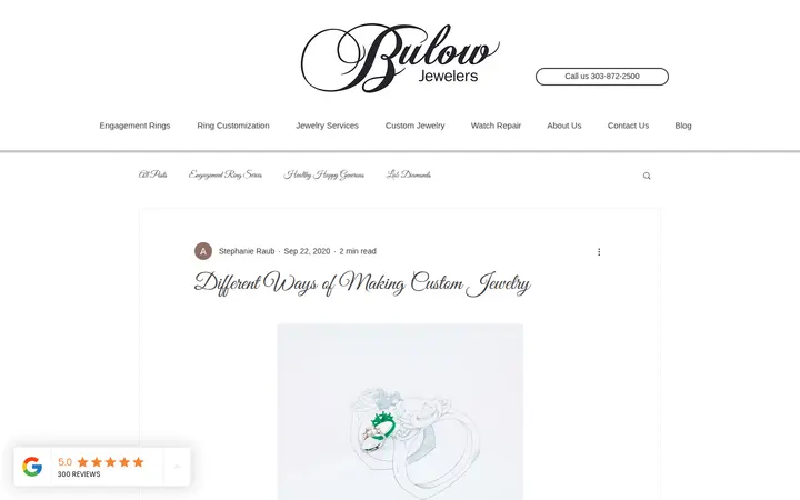 /post/different-ways-of-making-custom-jewelry — Bulow Jewelers Custom Jewelry Store