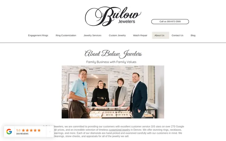/about-us — Bulow Jewelers Custom Jewelry Store