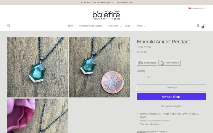 /collections/acebo-jewelry/products/emerald-amulet-pendant — Balefire Goods