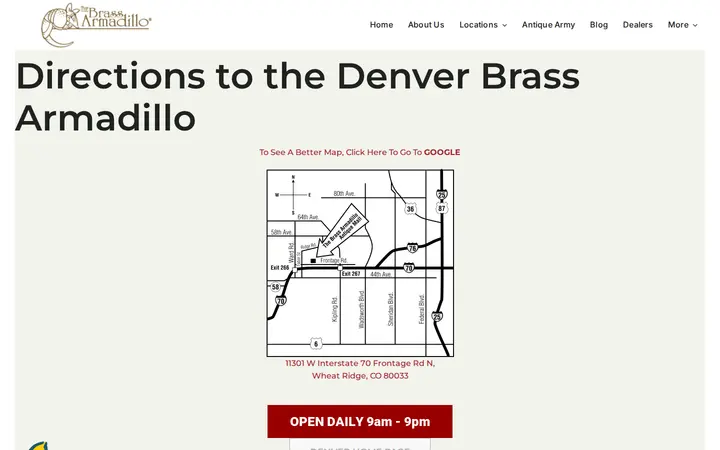 /denver/map-to-denver-baam — Brass Armadillo Antique Mall - Denver