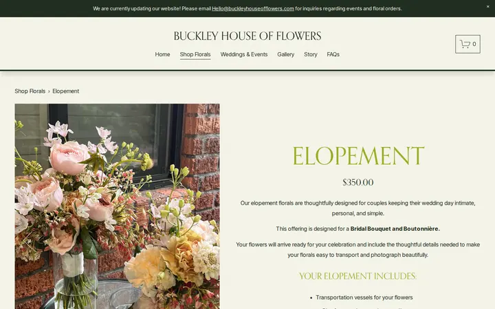 /shop-florals/p/elopement — Buckley House of Flowers