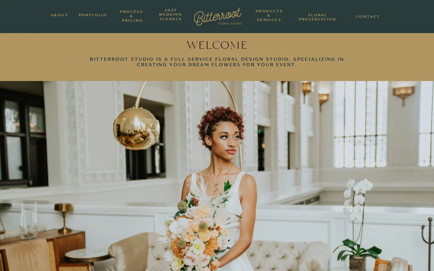 Captured website of Bitterroot Studio