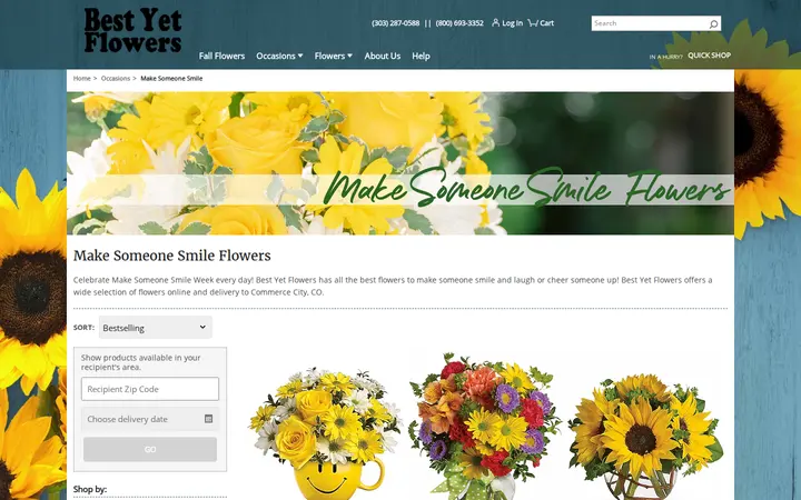 /make-someone-smile/cat1080020 — Best Yet Flowers