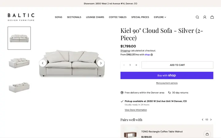 /products/kiel-3-seater-sofa-2-parts — Baltic Design Furniture - Modern European Sofas