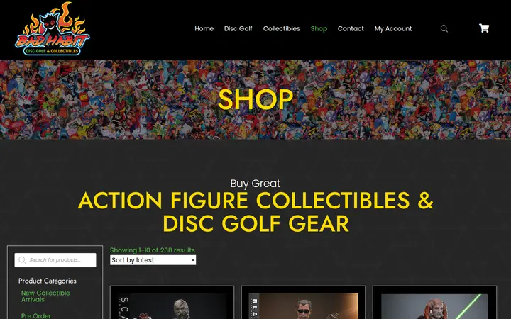 /shop — Bad Habit Disc Golf & Collectibles
