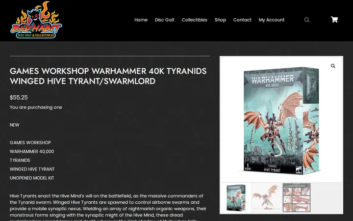 /product/games-workshop-warhammer-40k-tyranids-winged-hive-tyrant-swarmlord — Bad Habit Disc Golf & Collectibles