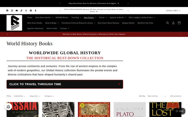 /collections/world-history — Bust-Down Books