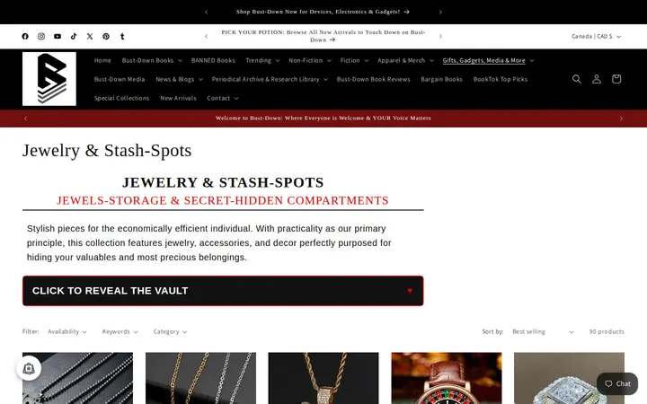 /collections/jewelry-stash-spots — Bust-Down Books