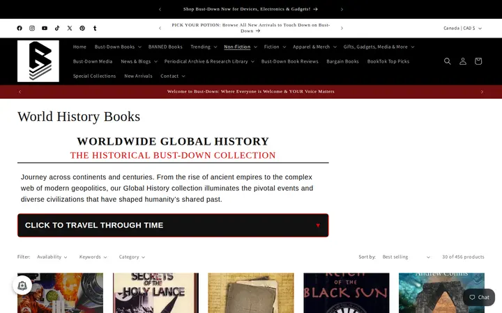 /collections/world-history/history — Bust-Down Books