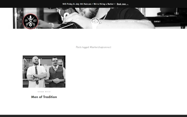 /blog/tag/%23barbershopconnect — Barbers of 1907