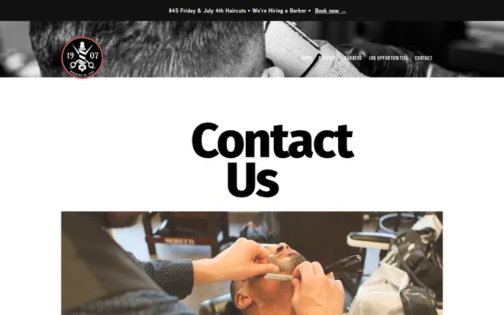 /contact — Barbers of 1907