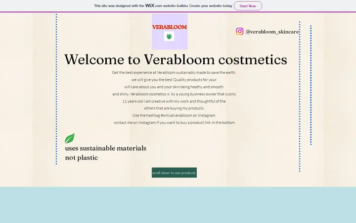 Website of Verabloom