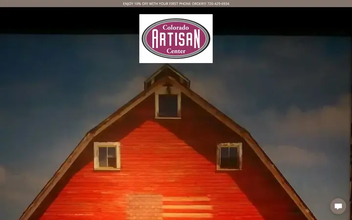 Website of Colorado Artisan Center