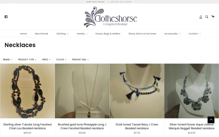 /collections/necklaces — Clotheshorse