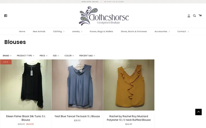 /collections/blouses — Clotheshorse