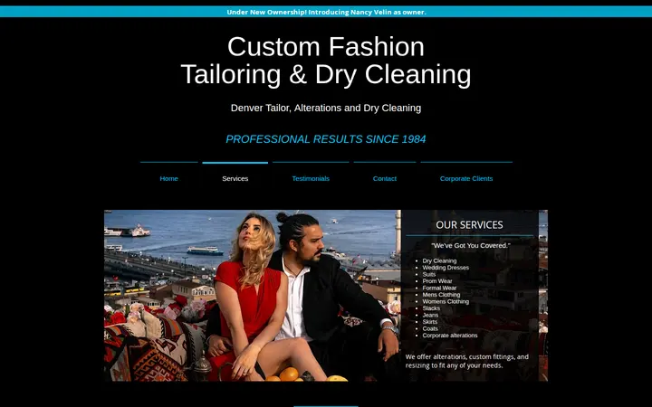/services — Custom Fashion Tailoring & Cleaners