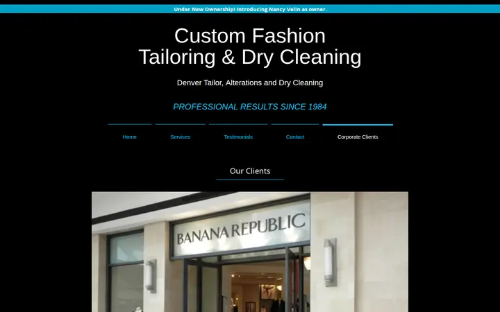 /clients — Custom Fashion Tailoring & Cleaners