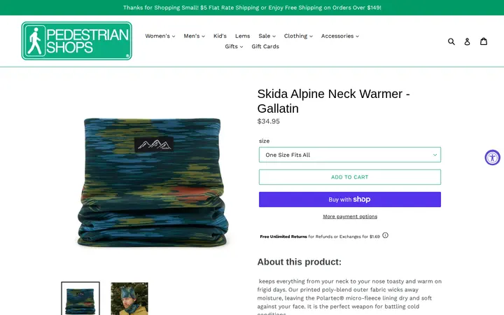 /collections/winter-accessories-hats-gloves/products/skida-alpine-neck-warmer-gallatin — Pedestrian Shops