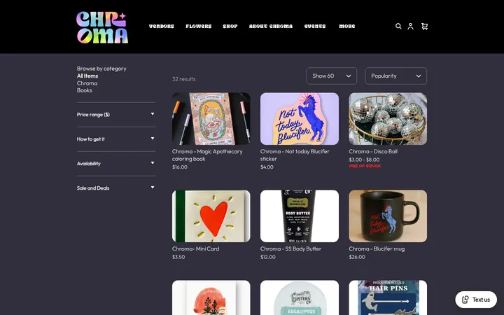 /s/shop — Chroma Denver