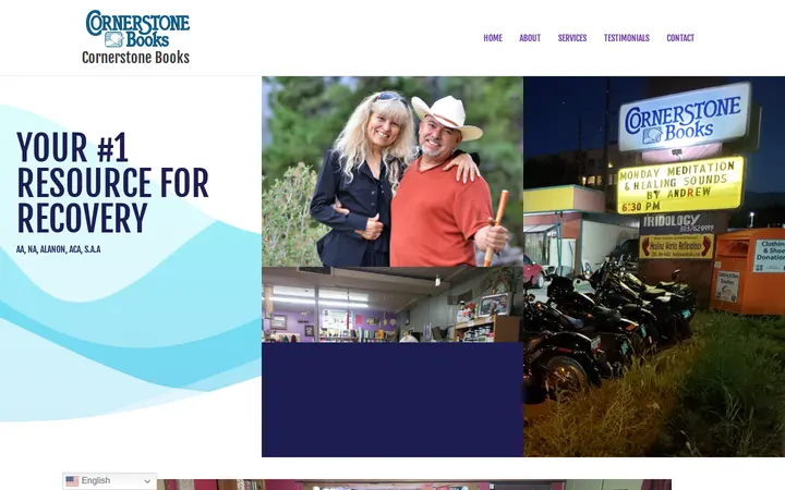 Website of Cornerstone Books