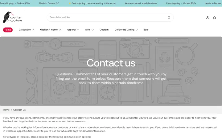 /pages/contact-us — Counter Couture Inc.