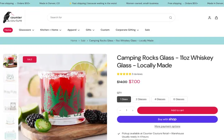 /collections/sale/products/camping-rocks-glass — Counter Couture Inc.