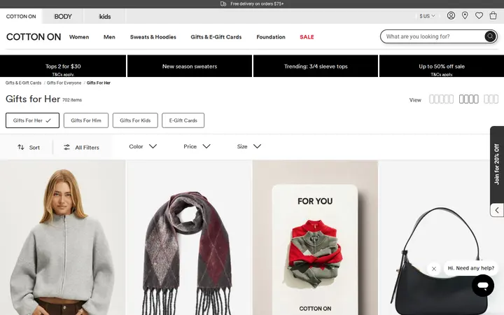 /US/co/co-gifts/gifts-for-everyone/gifts-for-her — Cotton On Flatiron Crossing