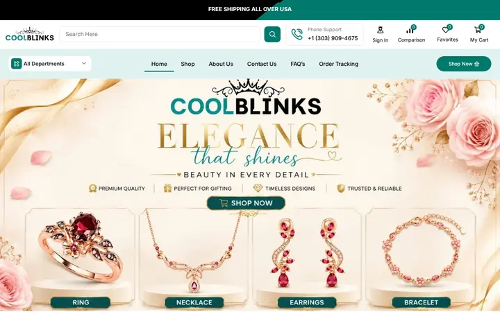 Website of Cool Blinks