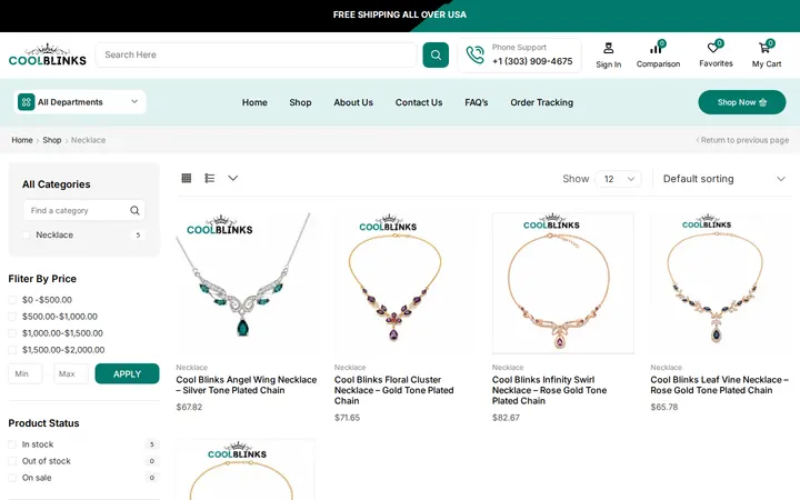 /product-category/necklace — Cool Blinks