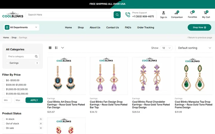 /product-category/earrings — Cool Blinks