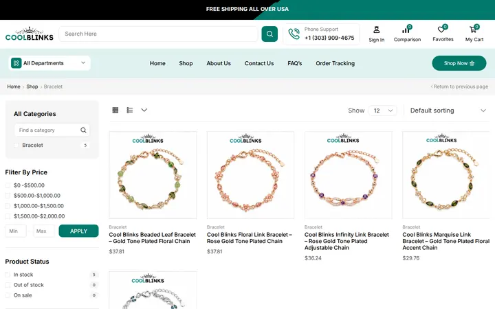 /product-category/bracelet — Cool Blinks