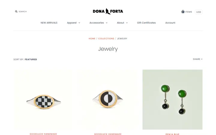 /collections/jewelry — Dona Forta