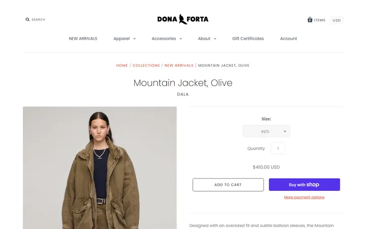 /collections/new-arrivals/products/mountain-jacket-olive — Dona Forta