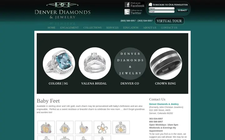 /jewelry-collections/baby-feet — Denver Diamonds & Jewelry