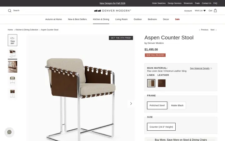 /collections/kitchen-collection/products/aspen-counter-stool — Denver Modern Showroom