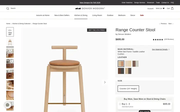 /collections/kitchen-collection/products/range-counter-stool — Denver Modern Showroom