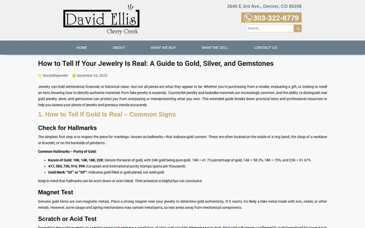 /blog/how-to-tell-if-your-jewelry-is-real-a-guide-to-gold-silver-and-gemstones — David Ellis Cherry Creek
