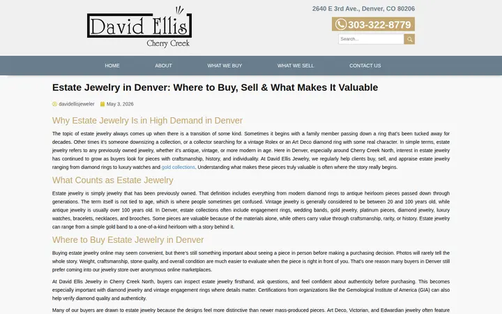 /blog/estate-jewelry-in-denver-where-to-buy-sell-what-makes-it-valuable — David Ellis Cherry Creek