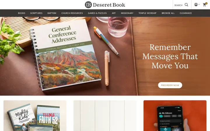 Website of Deseret Book