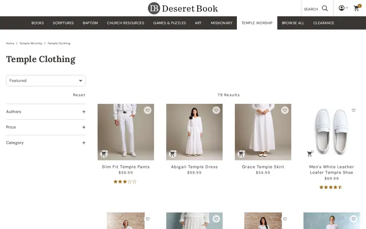 /category/temple-worship/temple-worship_temple-clothing — Deseret Book