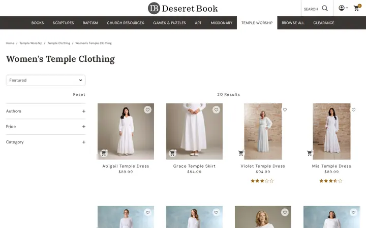 /category/temple-worship_temple-clothing/temple-worship_temple-clothing_women-s-temple-clothing — Deseret Book