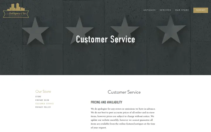/customer-service — Antiques Etc.