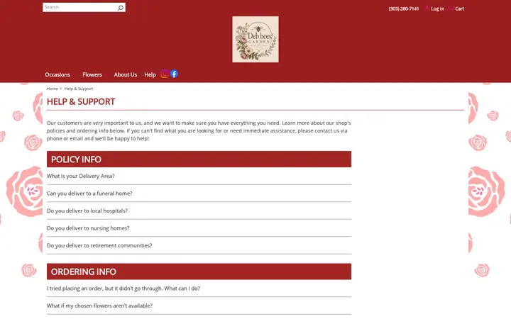 /faq — DebBee's Garden