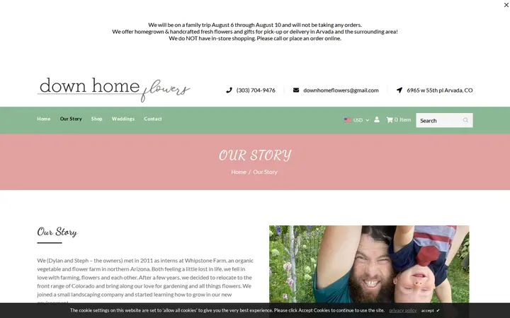 /pages/our-story — Down Home Flowers
