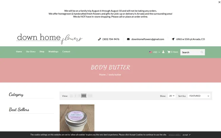 /collections/body-butter — Down Home Flowers