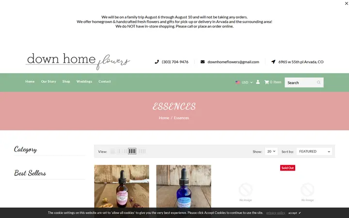 /collections/essences — Down Home Flowers