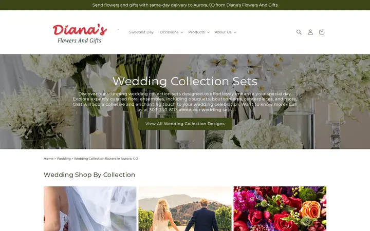 /pages/wedding-collections — Diana's Flowers & Gifts